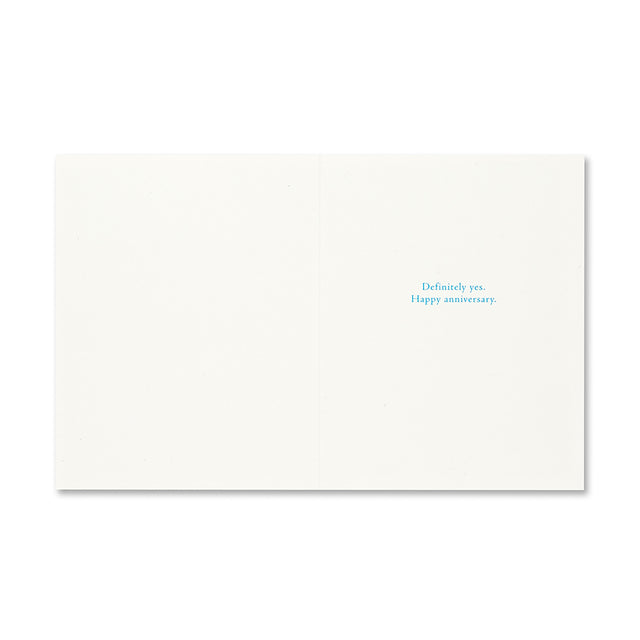Shall we stick by each other as long | GREETING CARD - ANNIVERSARY
