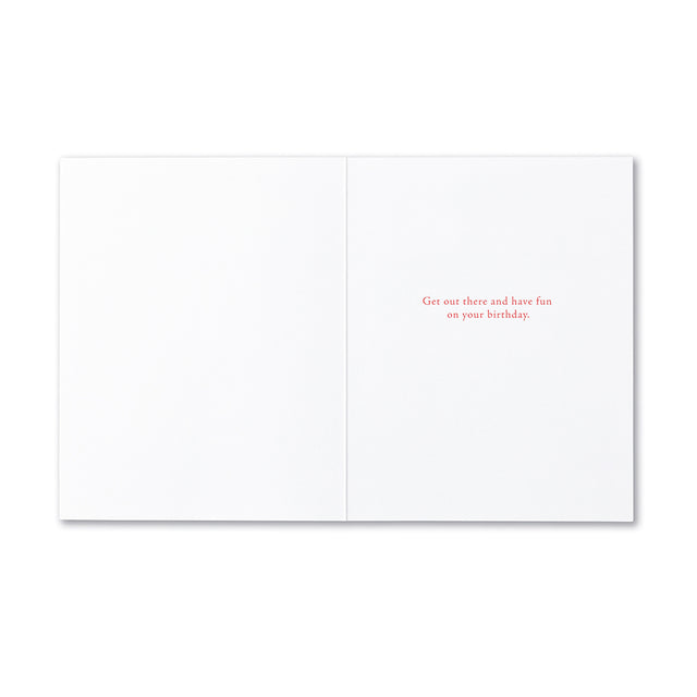 All good things are wild and free | GREETING CARD - BIRTHDAY