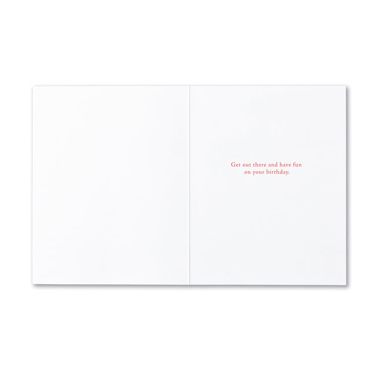 All good things are wild and free | GREETING CARD - BIRTHDAY