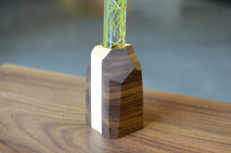 Geometric Flower Vase by Iron Roots Designs | made in Berkeley, CA