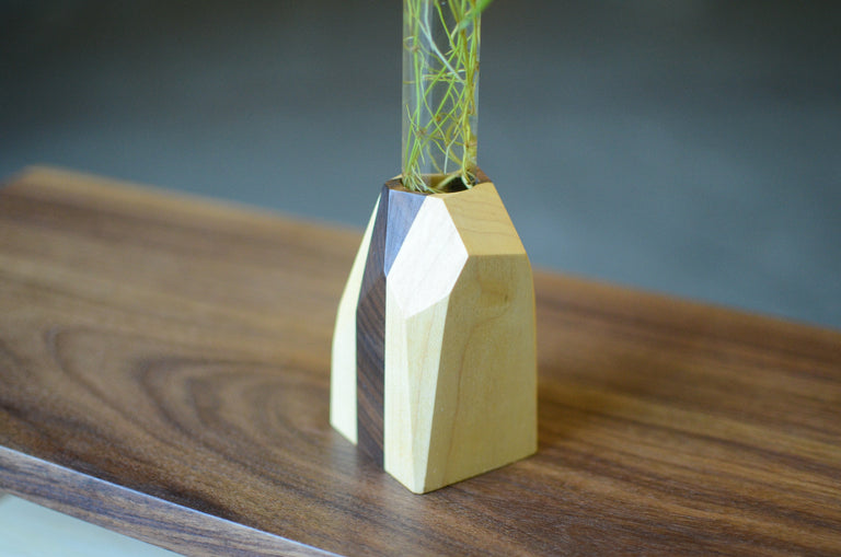 Geometric Flower Vase by Iron Roots Designs | made in Berkeley, CA