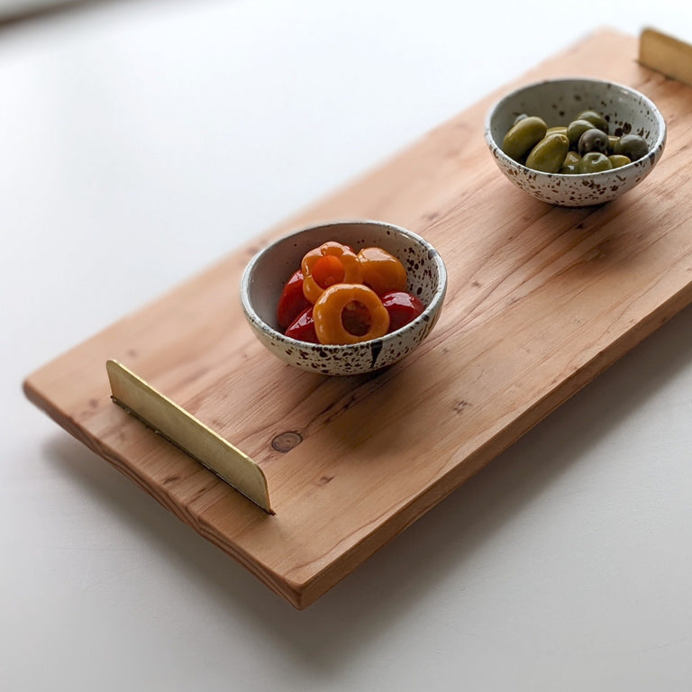 BRASS HANDLE TRAY | BY FORMR