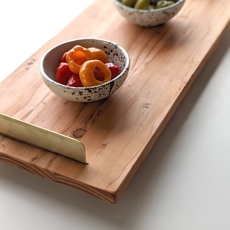 BRASS HANDLE TRAY | BY FORMR
