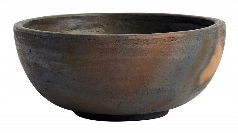 BROWN TERRACOTTA BOWL