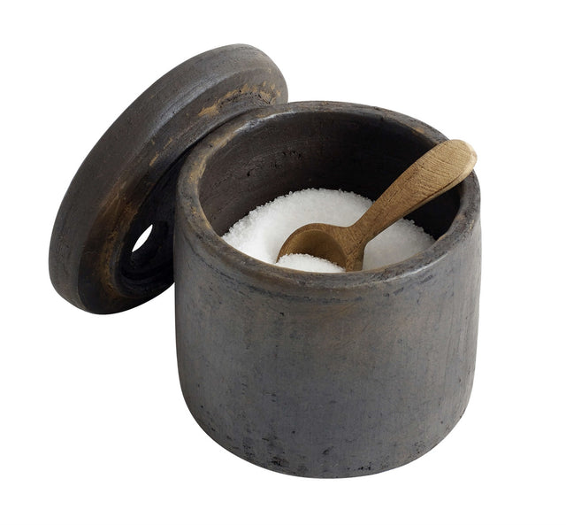 BROWN TERRACOTTA SPICE CONTAINER