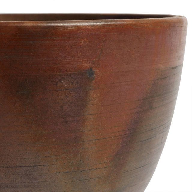 BROWN TERRACOTTA SALAD BOWL