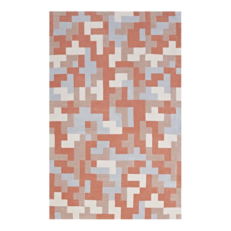 ANDELA INTERLOCKING BLOCK MOSAIC | AREA RUG