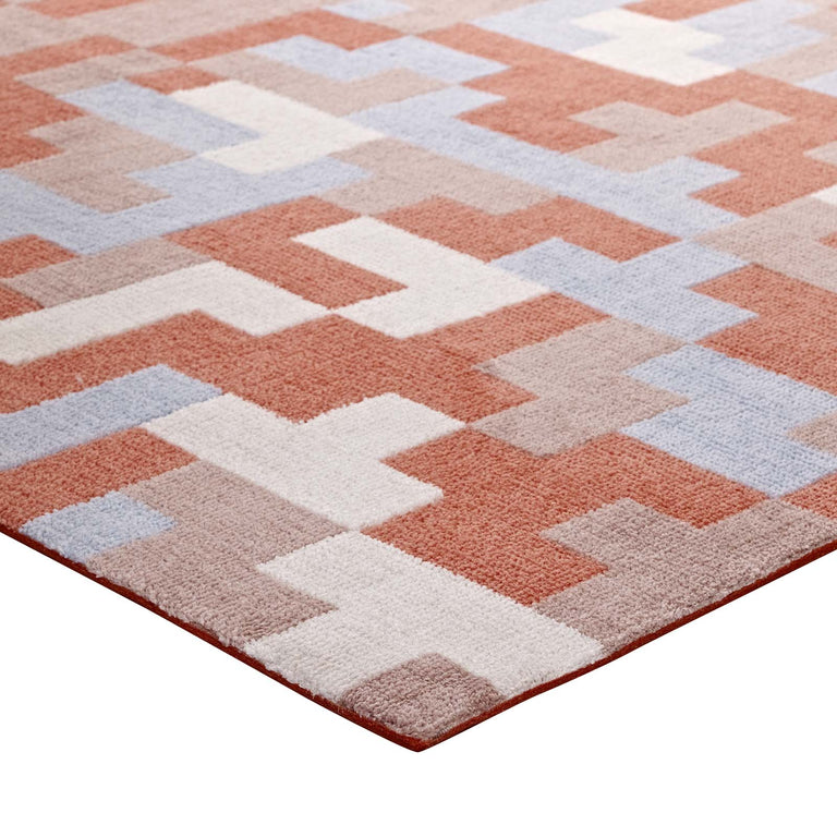 ANDELA INTERLOCKING BLOCK MOSAIC | AREA RUG