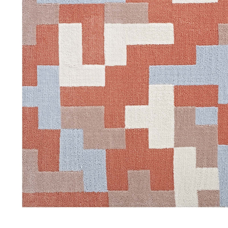 ANDELA INTERLOCKING BLOCK MOSAIC | AREA RUG