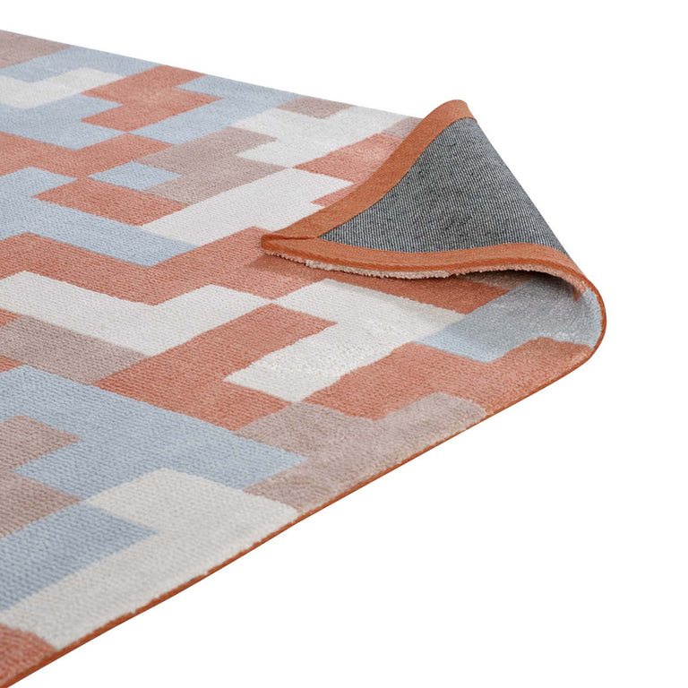 ANDELA INTERLOCKING BLOCK MOSAIC | AREA RUG