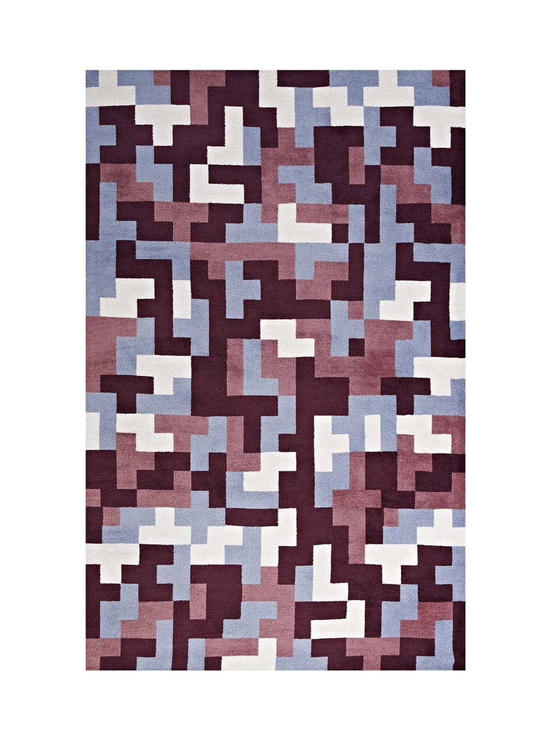 ANDELA INTERLOCKING BLOCK MOSAIC | AREA RUG