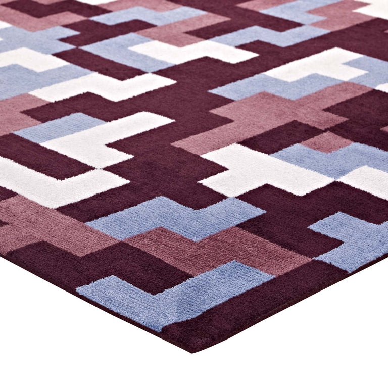 ANDELA INTERLOCKING BLOCK MOSAIC | AREA RUG