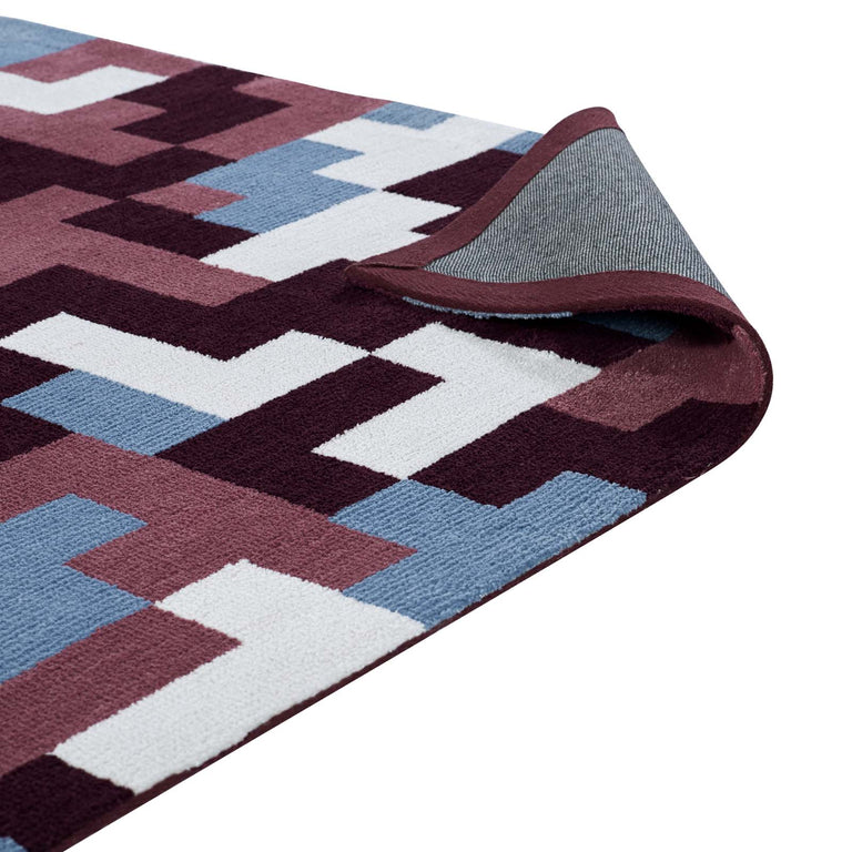 ANDELA INTERLOCKING BLOCK MOSAIC | AREA RUG