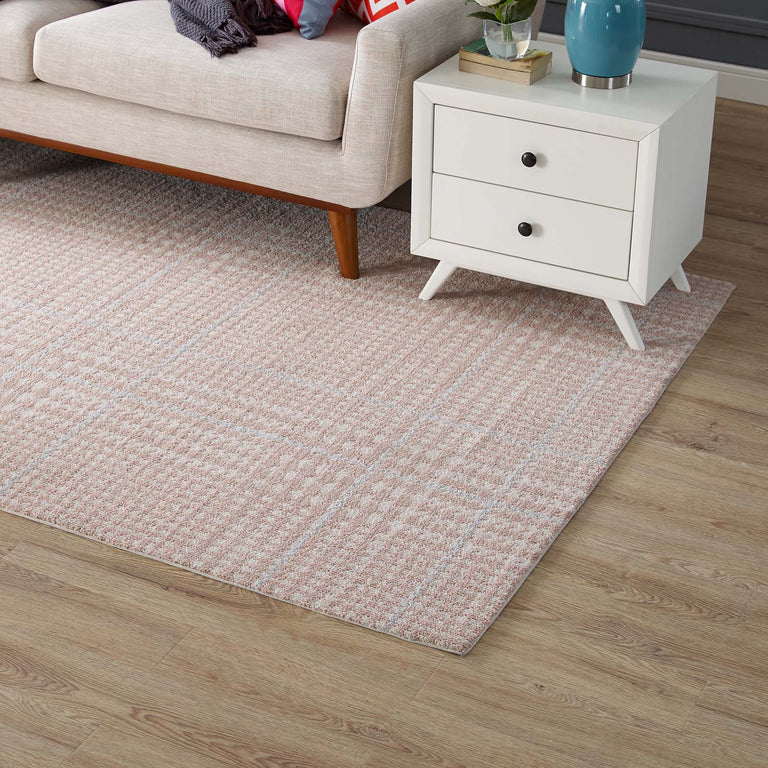 KAJA ABSTRACT PLAID | AREA RUG