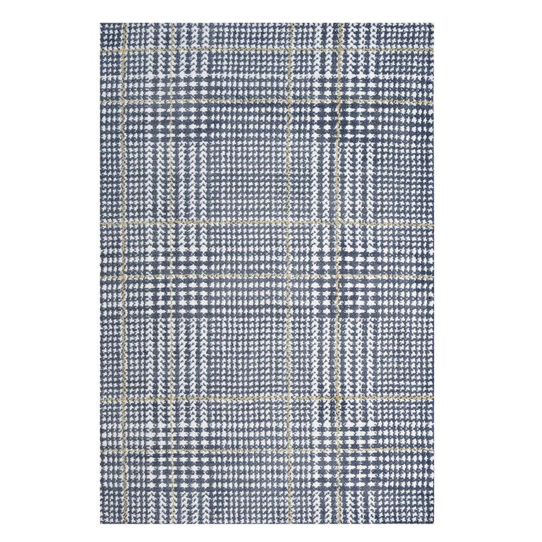 KAJA ABSTRACT PLAID | AREA RUG