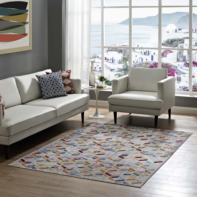 LALEH GEOMETRIC MOSAIC | AREA RUG