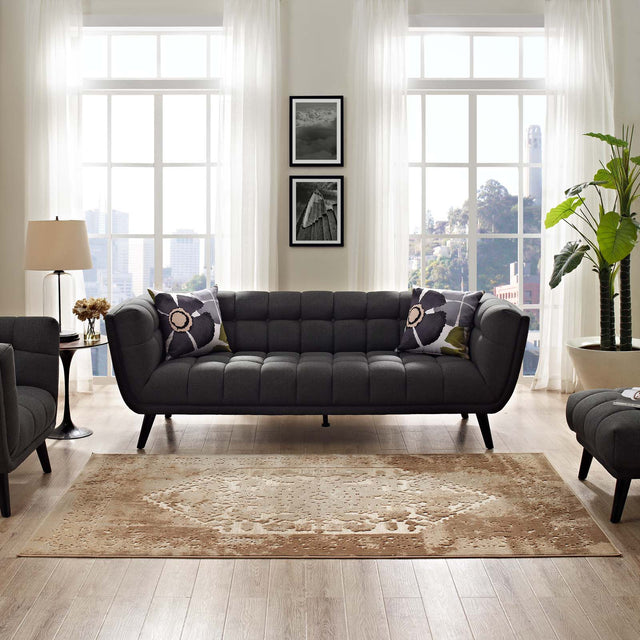 ROSINA DISTRESSED PERSIAN MEDALLION | AREA RUG