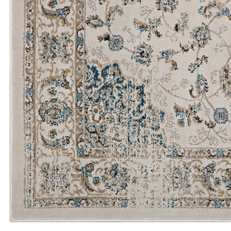 ATARA DISTRESSED VINTAGE PERSIAN MEDALLION | AREA RUG