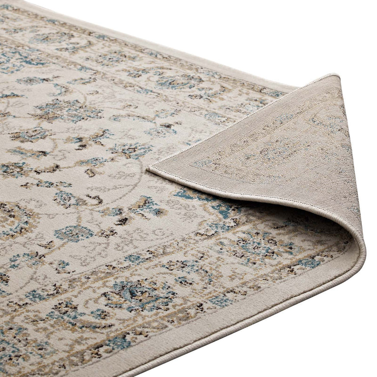 ATARA DISTRESSED VINTAGE PERSIAN MEDALLION | AREA RUG