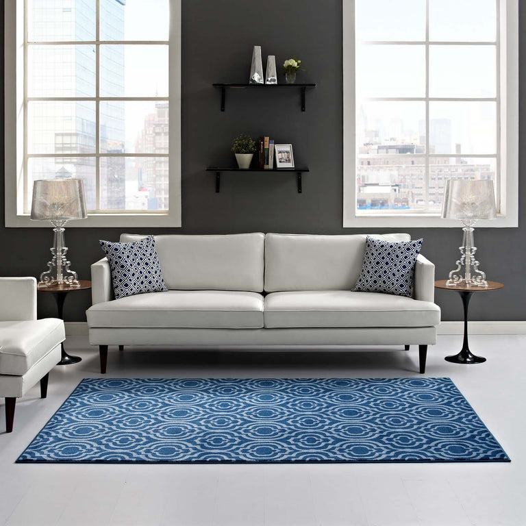 FRAME TRANSITIONAL MOROCCAN TRELLIS | AREA RUG