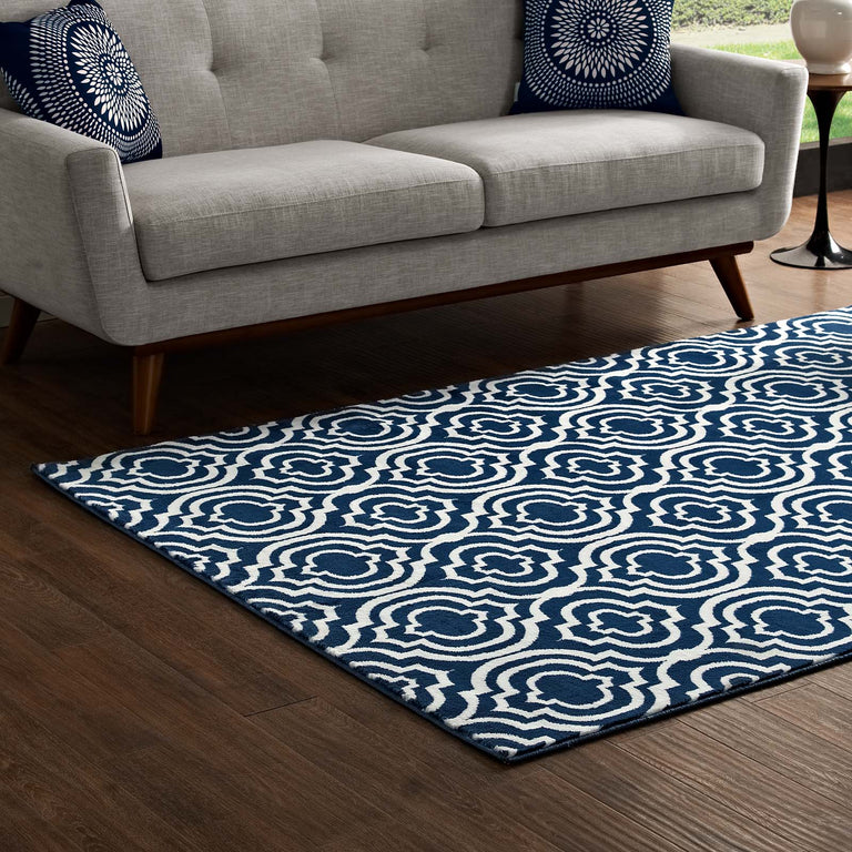 FRAME TRANSITIONAL MOROCCAN TRELLIS | AREA RUG