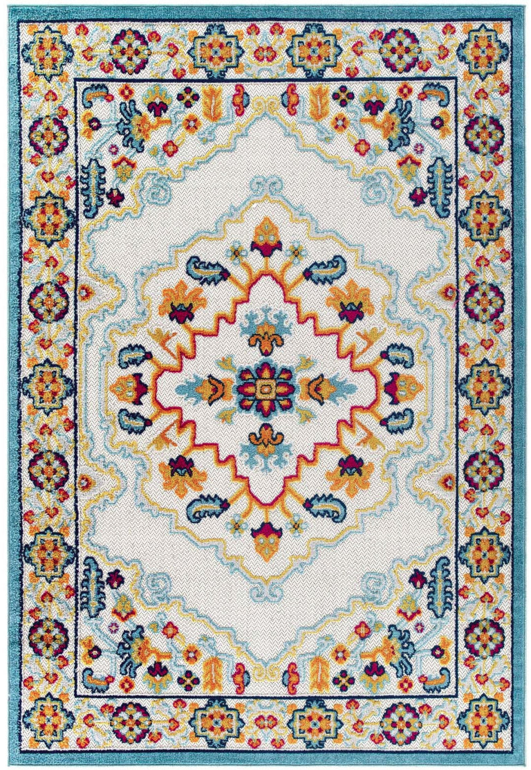 REFLECT ANSEL DISTRESSED FLORAL PERSIAN MEDALLION | AREA RUG