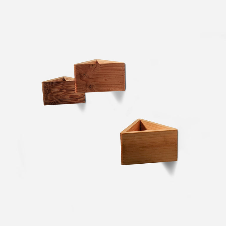 TRIANGLE SELF-WATERING, WALL-MOUNTED PLANTER | BY FORMR