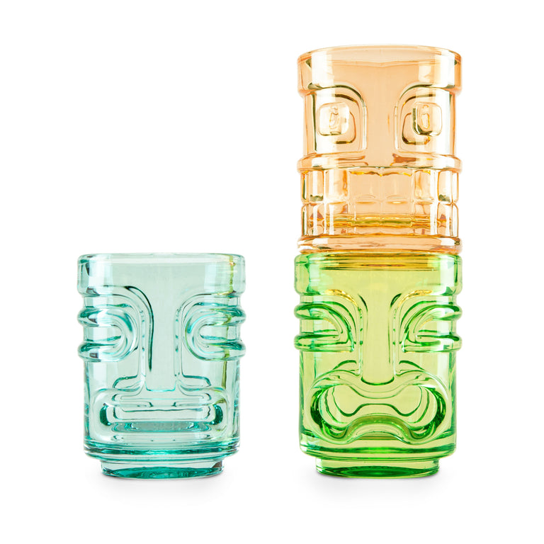 TIKI TRIO SHOT GLASSES, SET OF 3