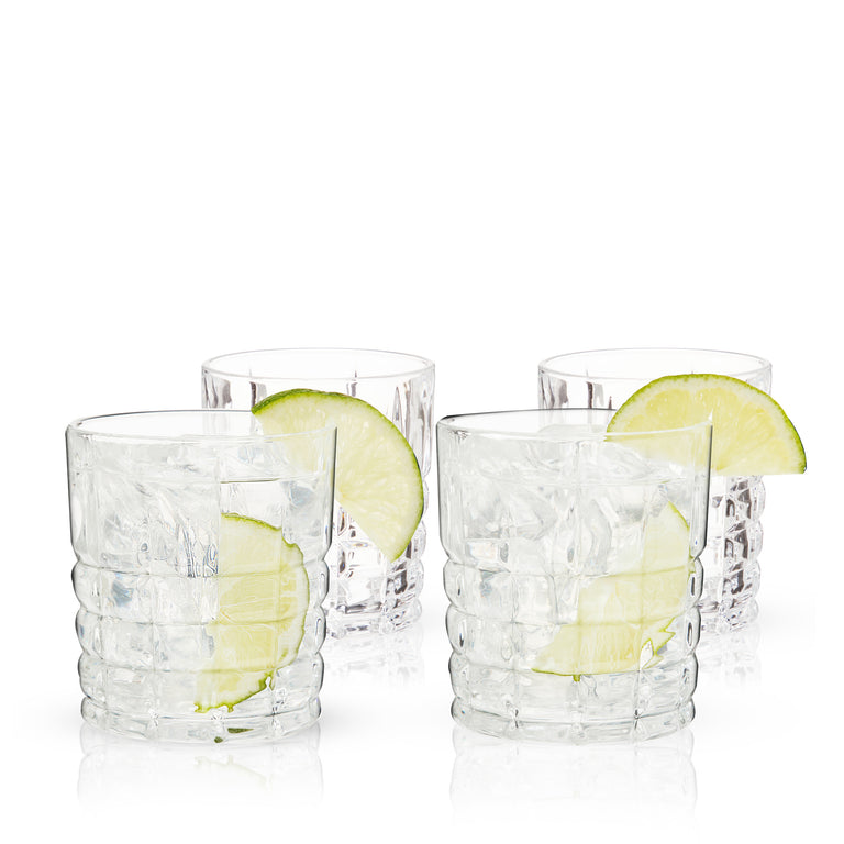 HIGHLAND DOF TUMBLERS SET OF 4