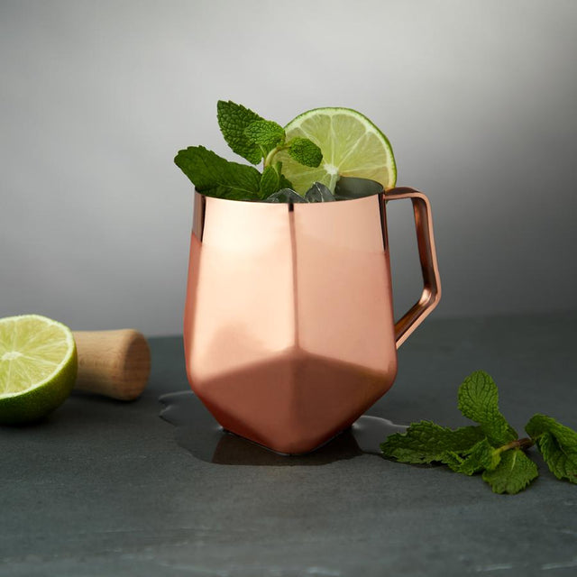 FACETED MOSCOW MULE MUG | COCKTAIL