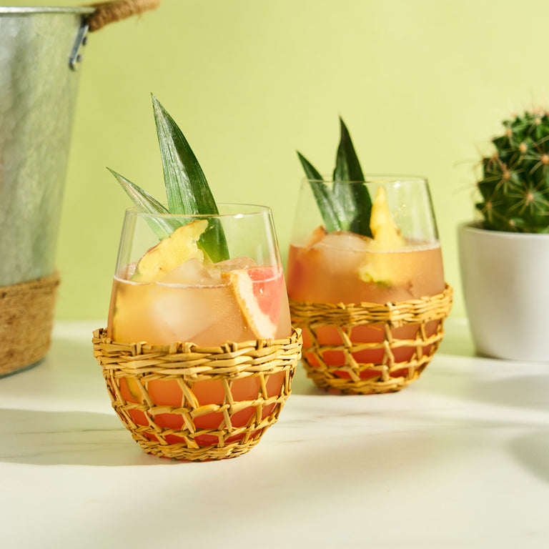 ISLAND STEMLESS WINE GLASS SET