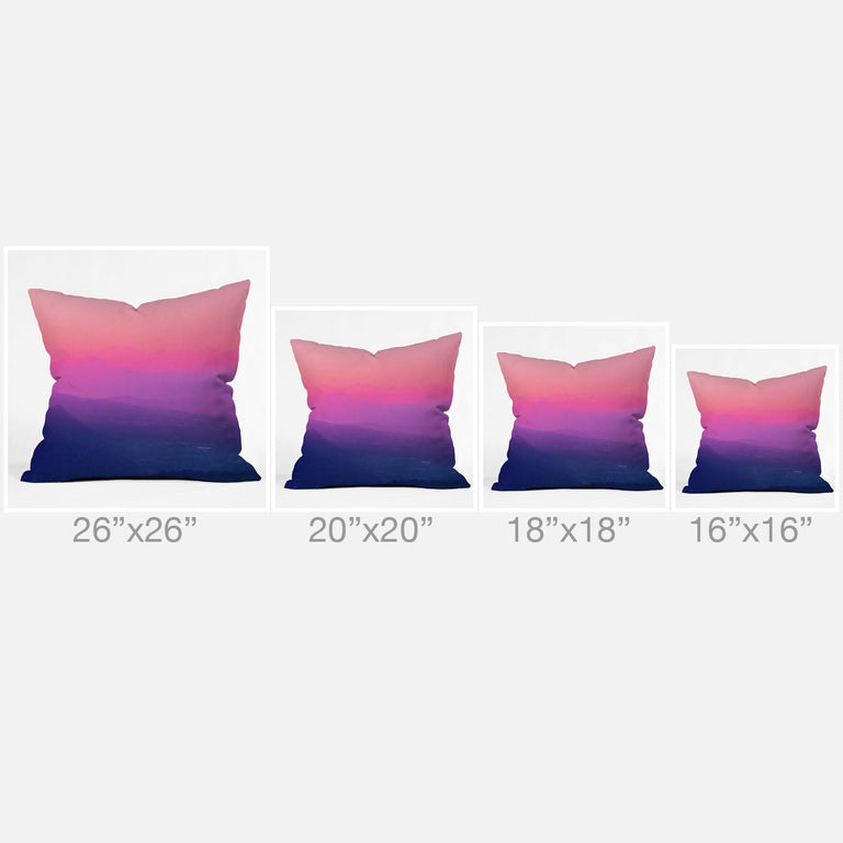 COMO SUNSET THROW PILLOW