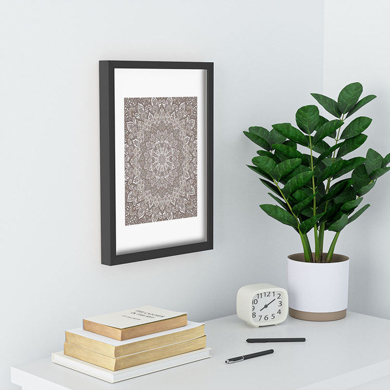 Farah Neutral Recessed Framing Rectangle