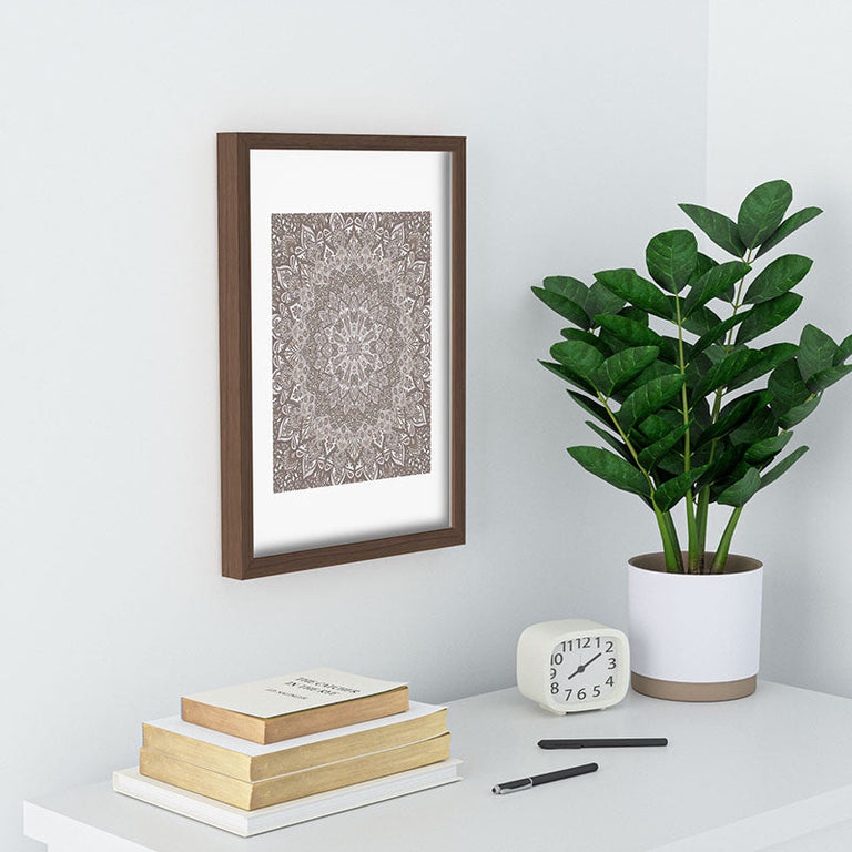 Farah Neutral Recessed Framing Rectangle