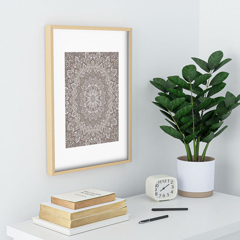 Farah Neutral Recessed Framing Rectangle