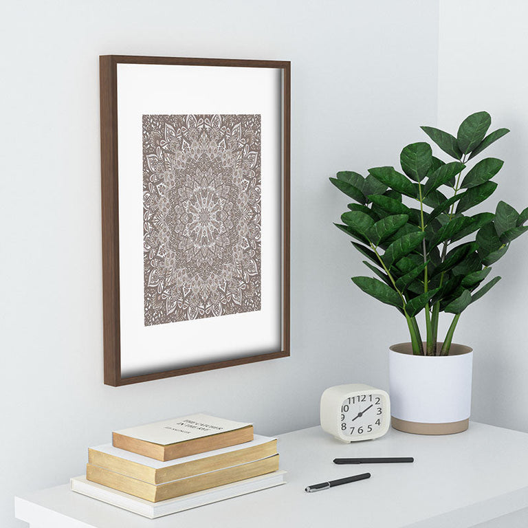 Farah Neutral Recessed Framing Rectangle