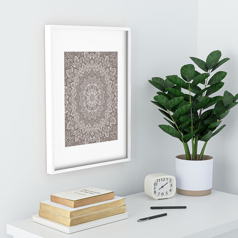 Farah Neutral Recessed Framing Rectangle