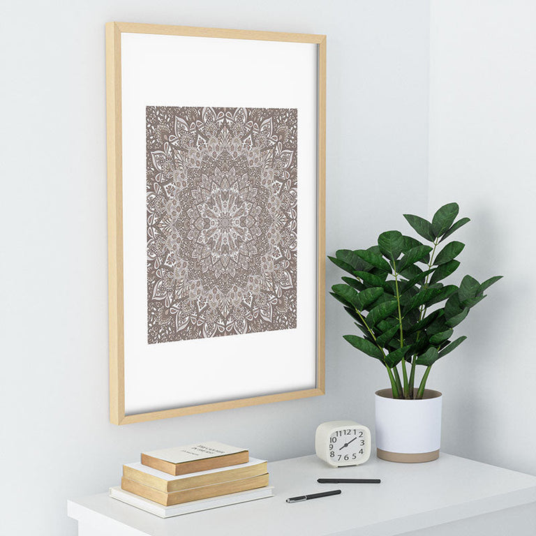 Farah Neutral Recessed Framing Rectangle