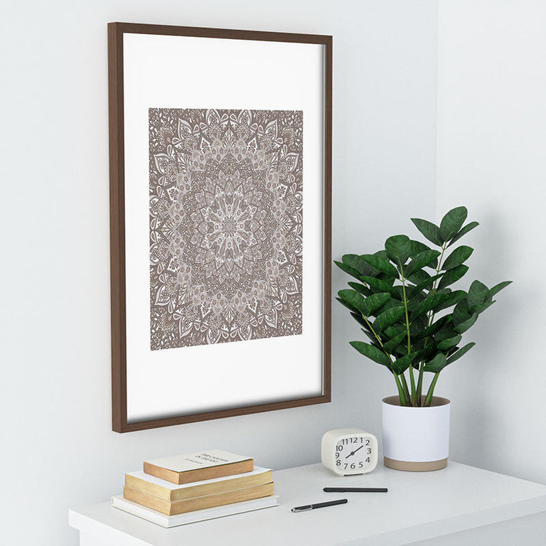 Farah Neutral Recessed Framing Rectangle