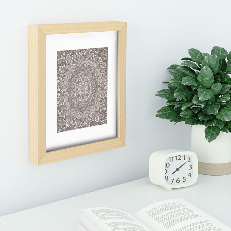 Farah Neutral Recessed Framing Rectangle