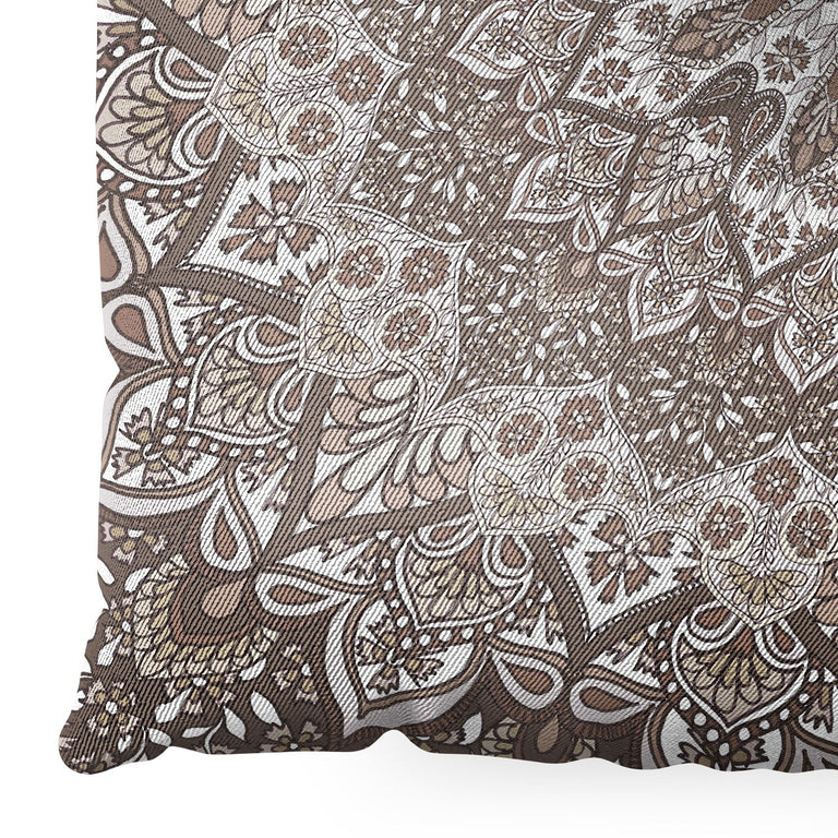 Farah Neutral Floor Pillow Square