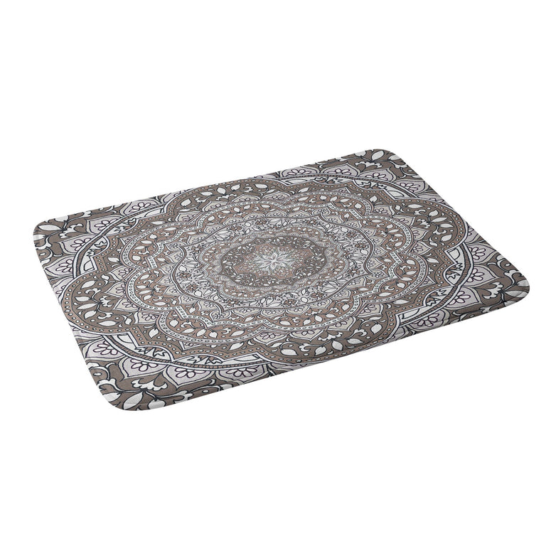AIMEE ST HILL FARAH ROUND NEUTRAL MEMORY FOAM BATH MAT