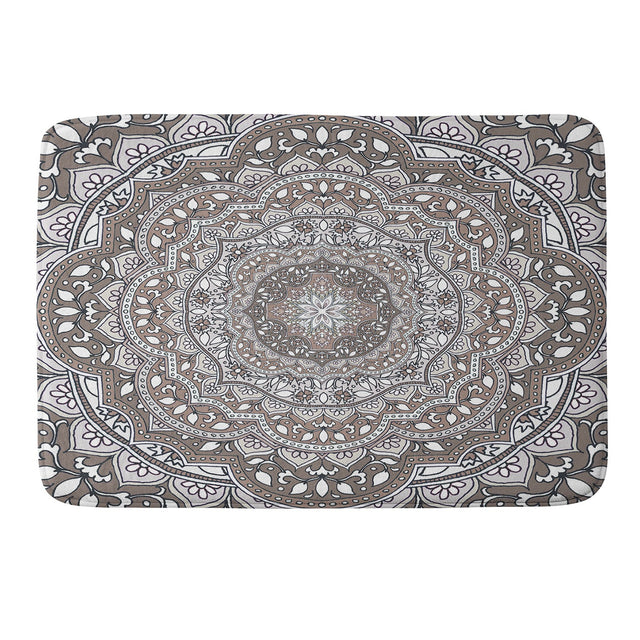 AIMEE ST HILL FARAH ROUND NEUTRAL MEMORY FOAM BATH MAT