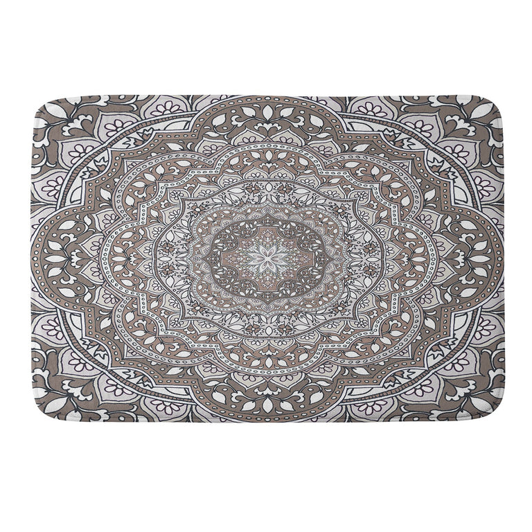 AIMEE ST HILL FARAH ROUND NEUTRAL MEMORY FOAM BATH MAT