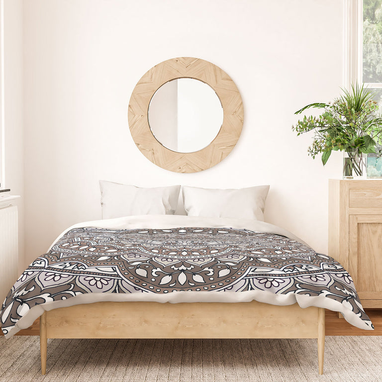 FARAH ROUND NEUTRAL DUVET / COMFORTER