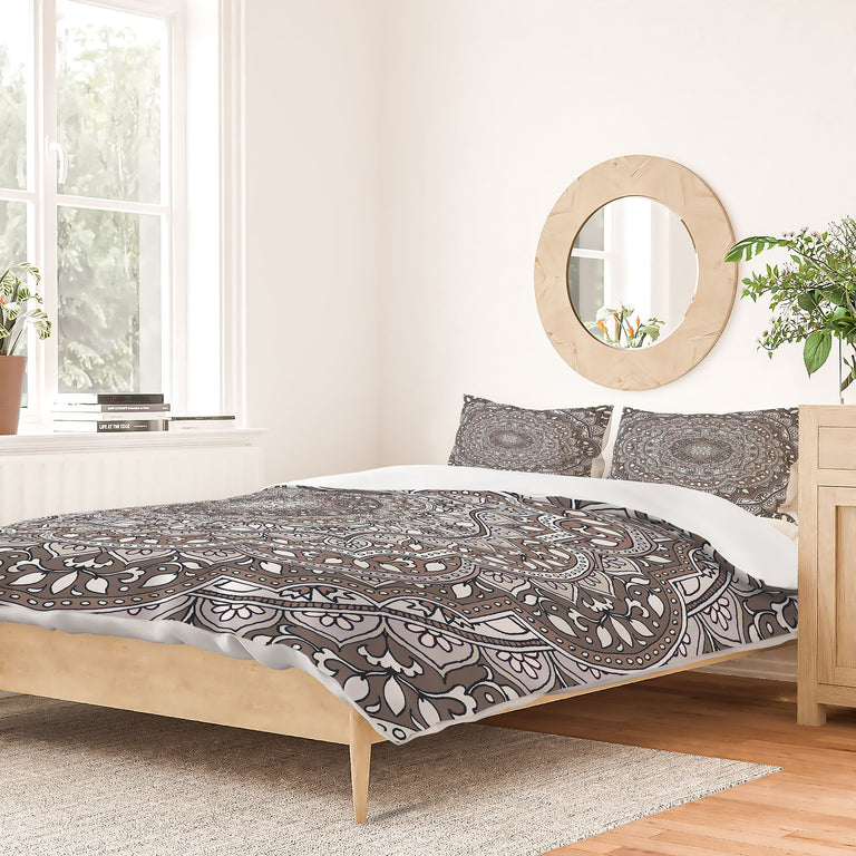 FARAH ROUND NEUTRAL DUVET / COMFORTER
