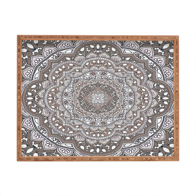 FARAH ROUND NEUTRAL RECTANGULAR TRAY