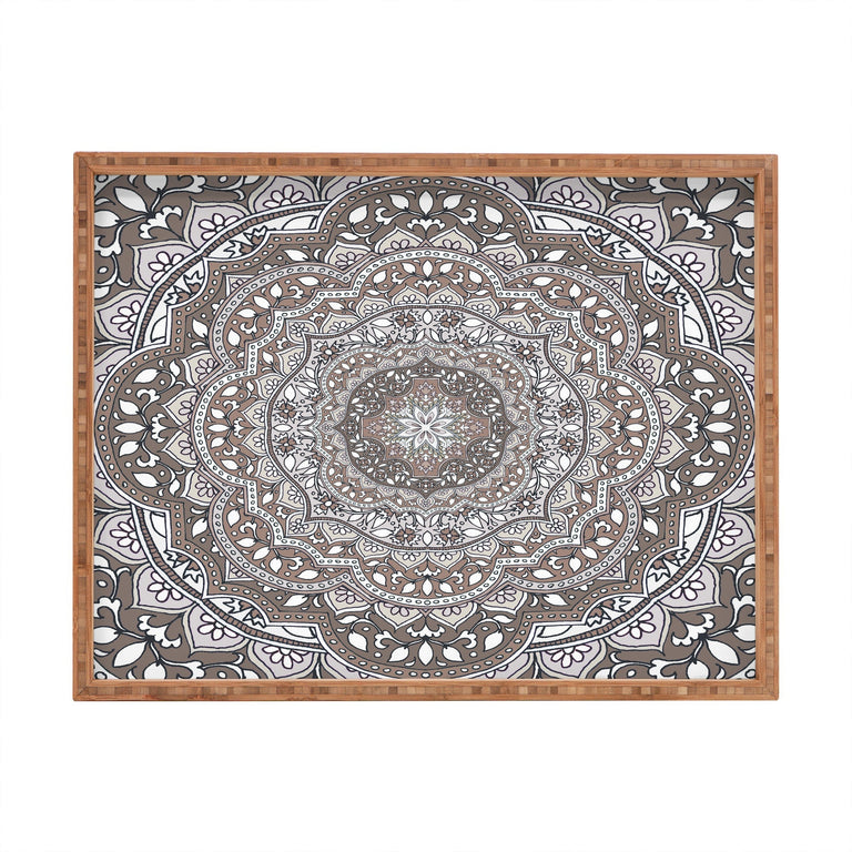 FARAH ROUND NEUTRAL RECTANGULAR TRAY