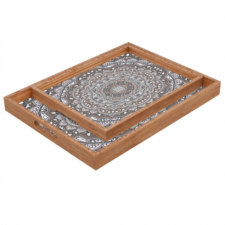 FARAH ROUND NEUTRAL RECTANGULAR TRAY