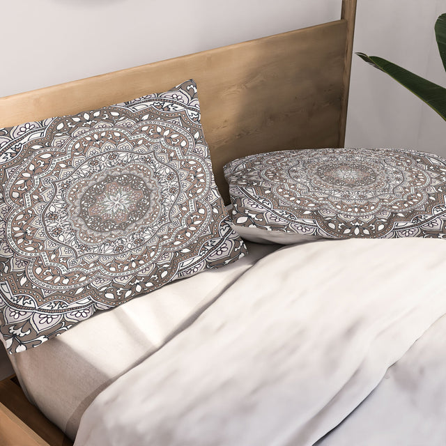 FARAH ROUND NEUTRAL PILLOW SHAMS